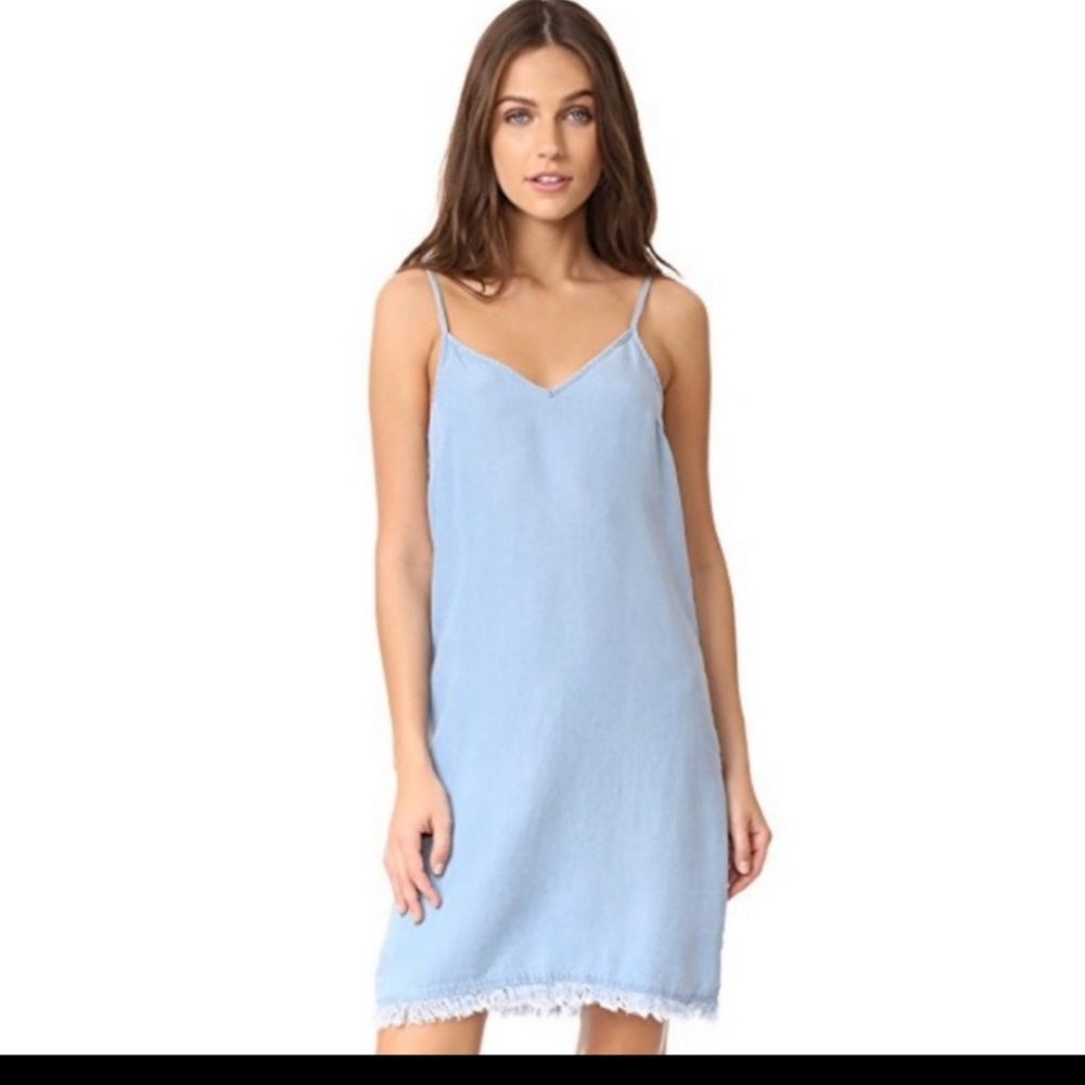 Splendid Womens Slip Dress Chambray